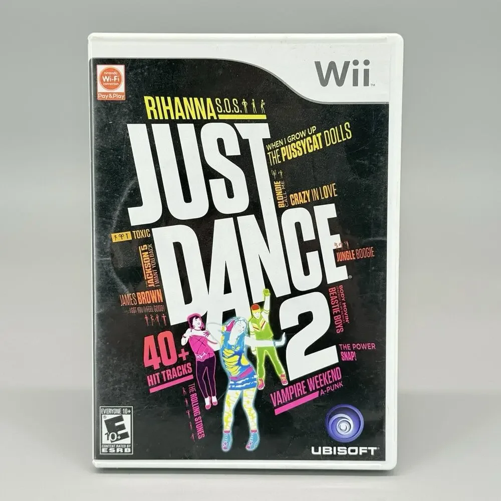 Just Dance 2 Nintendo Wii, 2010 Video Game Complete Tested